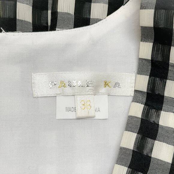 Paule Ka Black / White Check Dress - Picture 4 of 4